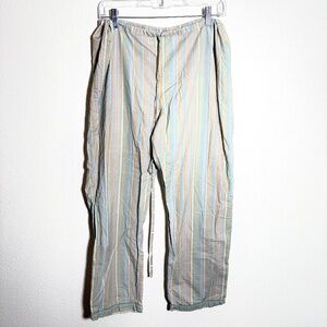 Domi Striped Organic Cotton PJ Pants SIZE S